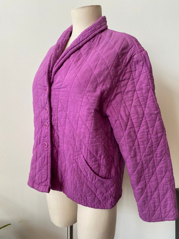 Jerry David Size Large Cotton Quilted Jacket - image 6