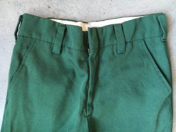 1950's Green Campus Cuffed Pants - image 1