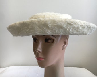 Christian Dior Original Vintage Fur and Wool Hat