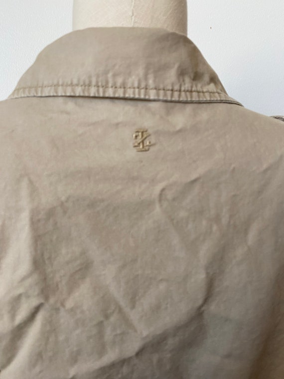 Beige Classic Harrington Izod Jacket - image 6