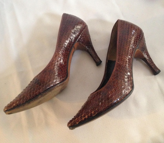 Snake Skin Stiletos