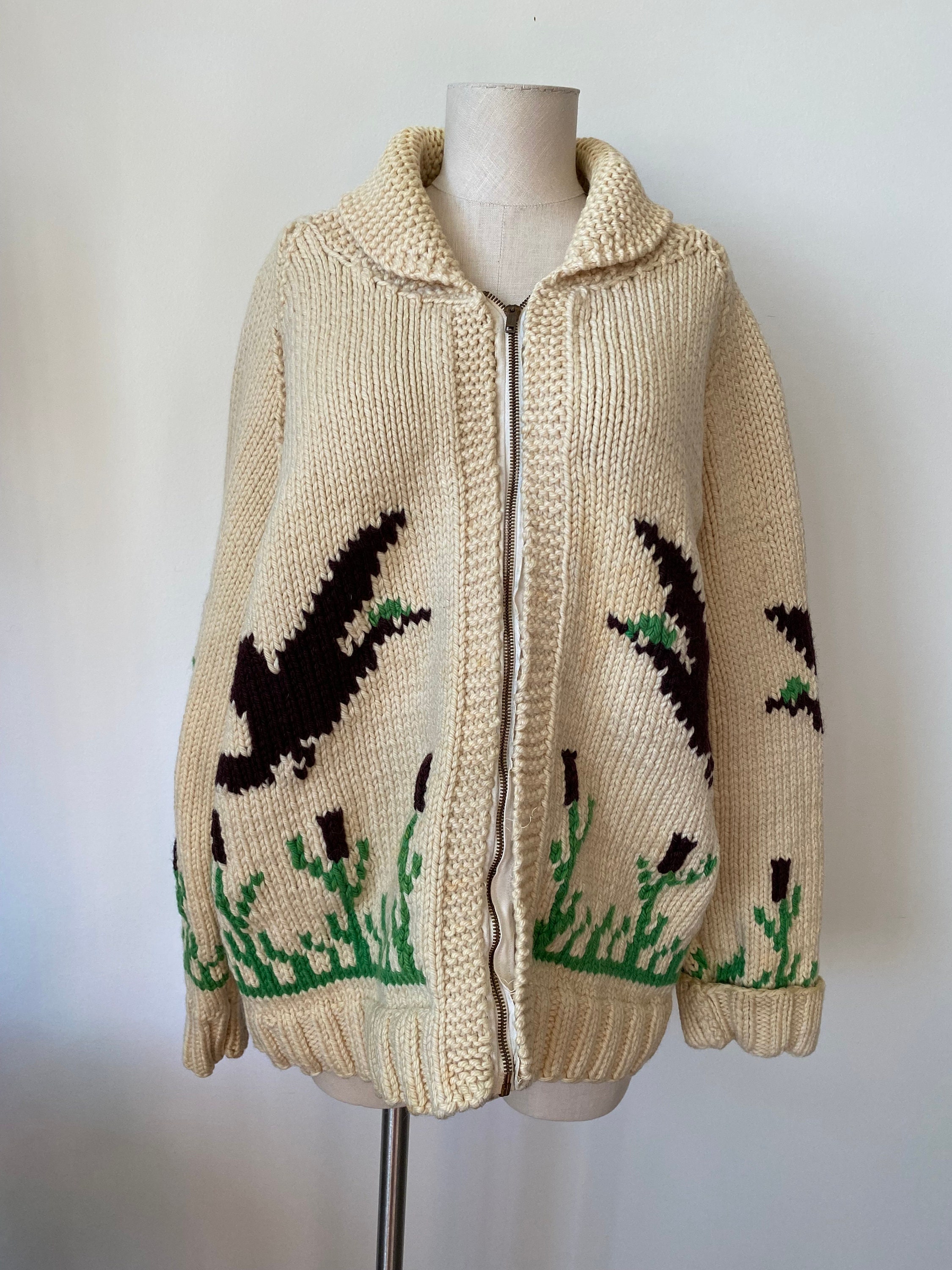 Mens Wool Hunting Sweater - Etsy