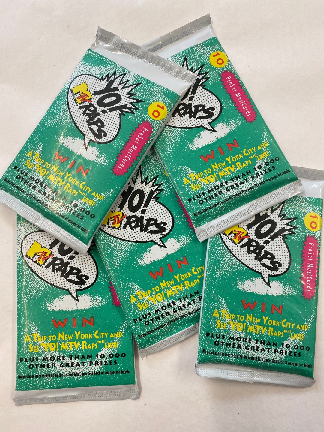 MTV ラップス コレクタブル トレーディング カード 1 パック - Etsy 日本