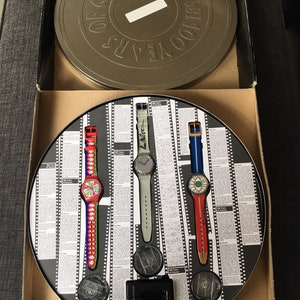 Swatch CINEMA100年記念 三大監督コレクションフィルム缶入り