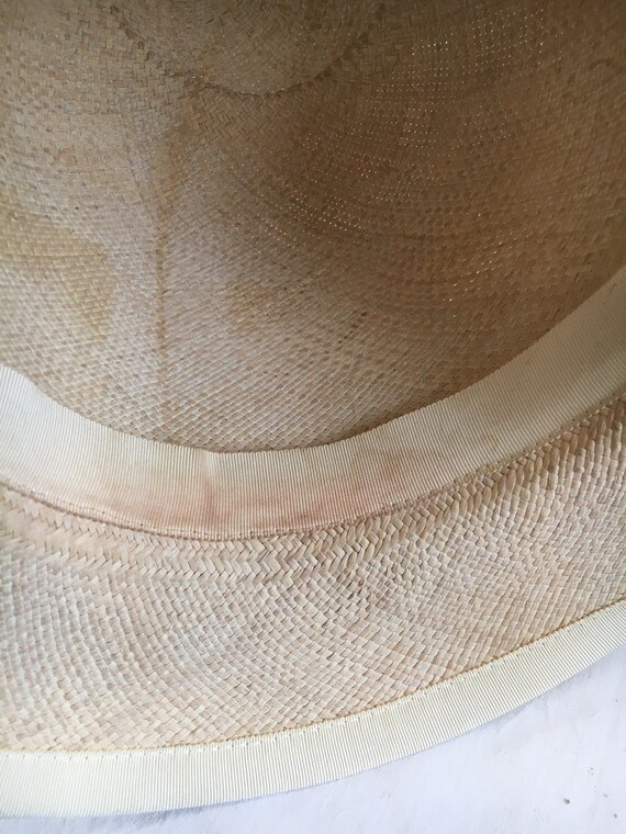 Mr. Paul Tan Panama Straw Sun Hat - image 6