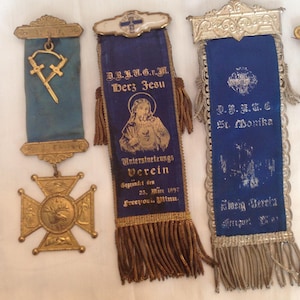 3  Medals Masonic Religious Fraternal