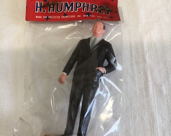 Hubert H Humphrey Plastic Figure