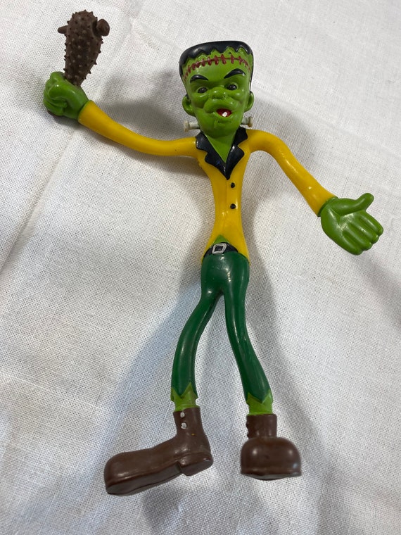 Frankenstein Monster Bendy Bendable 1980 Amscan Inc Hong Kong - Etsy