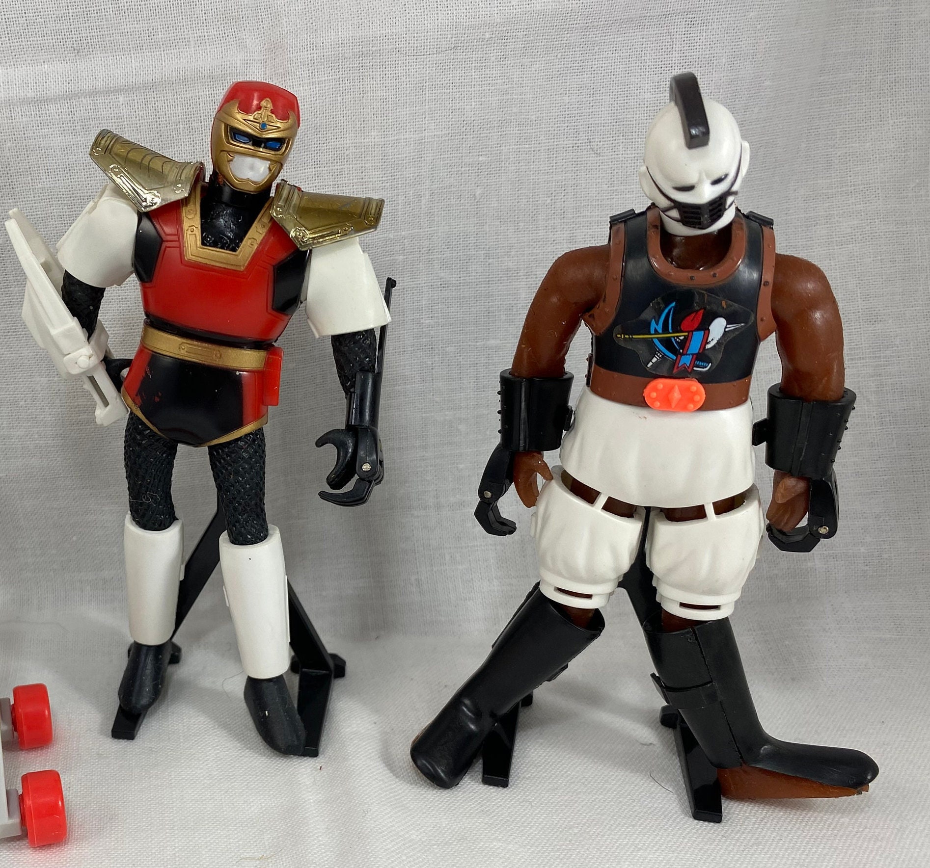 S*y様 ドレッドランチャーズ リボルト バンダイ 1985年 ★当時物★ 1990 Bandai Tacky Stretchoid Warriors Arnie - Etsy