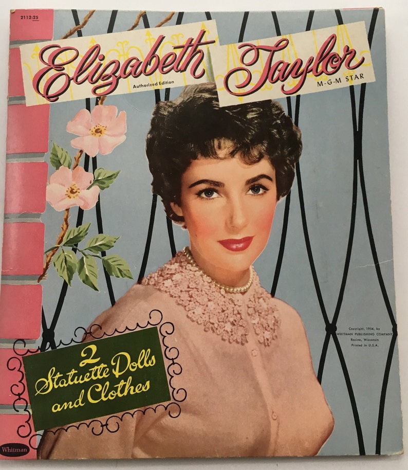 elizabeth taylor paper dolls