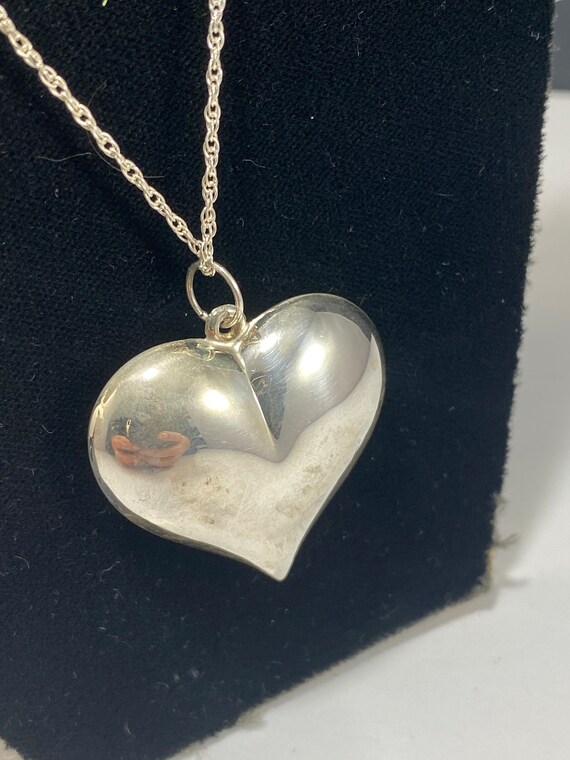 Vintage jewelry 80s heart - Gem