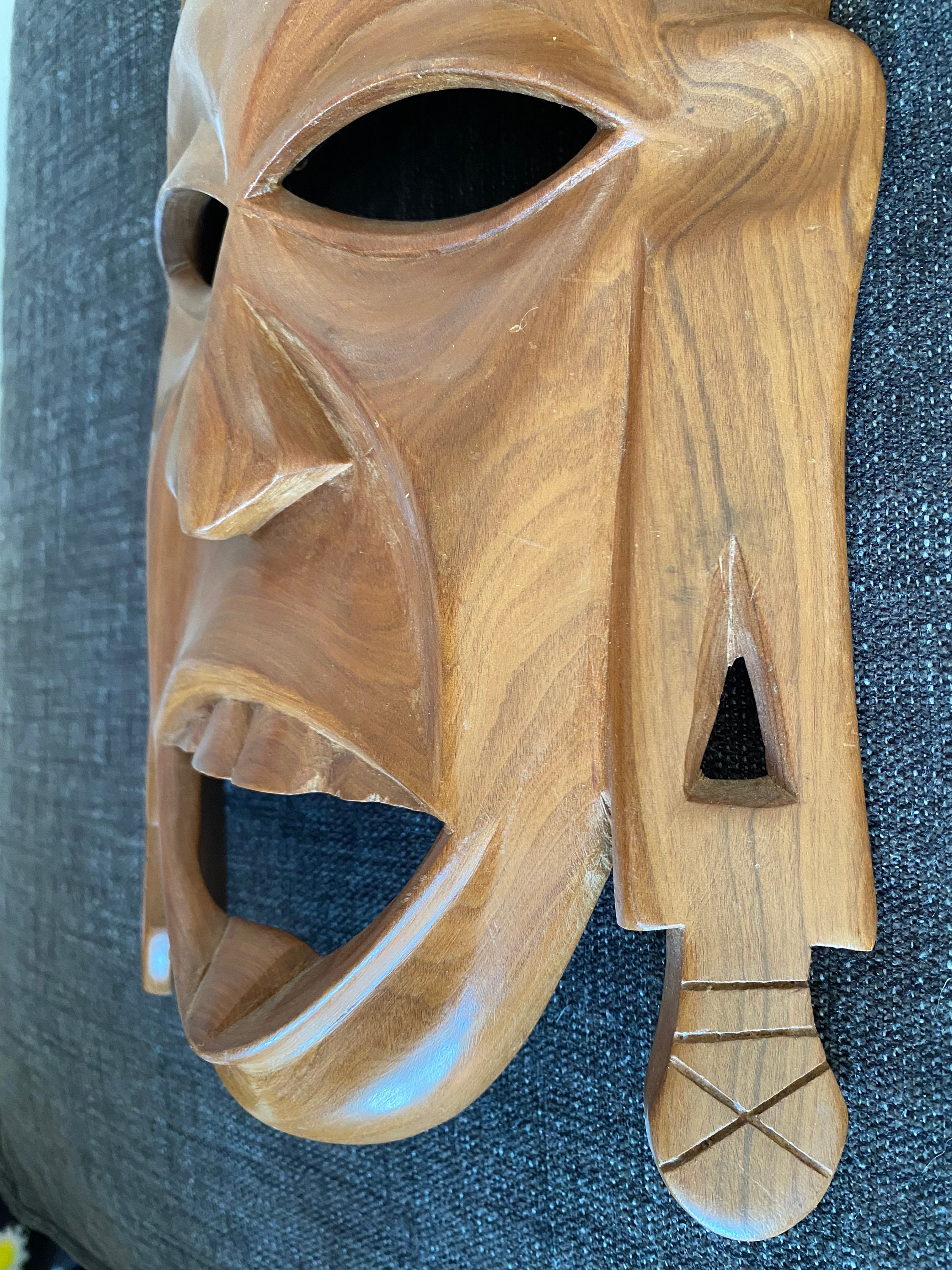 Large African Kenya Wooden Mask - Etsy