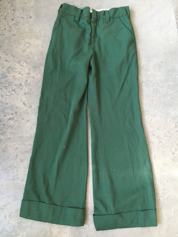 1950's Green Campus Cuffed Pants - image 2