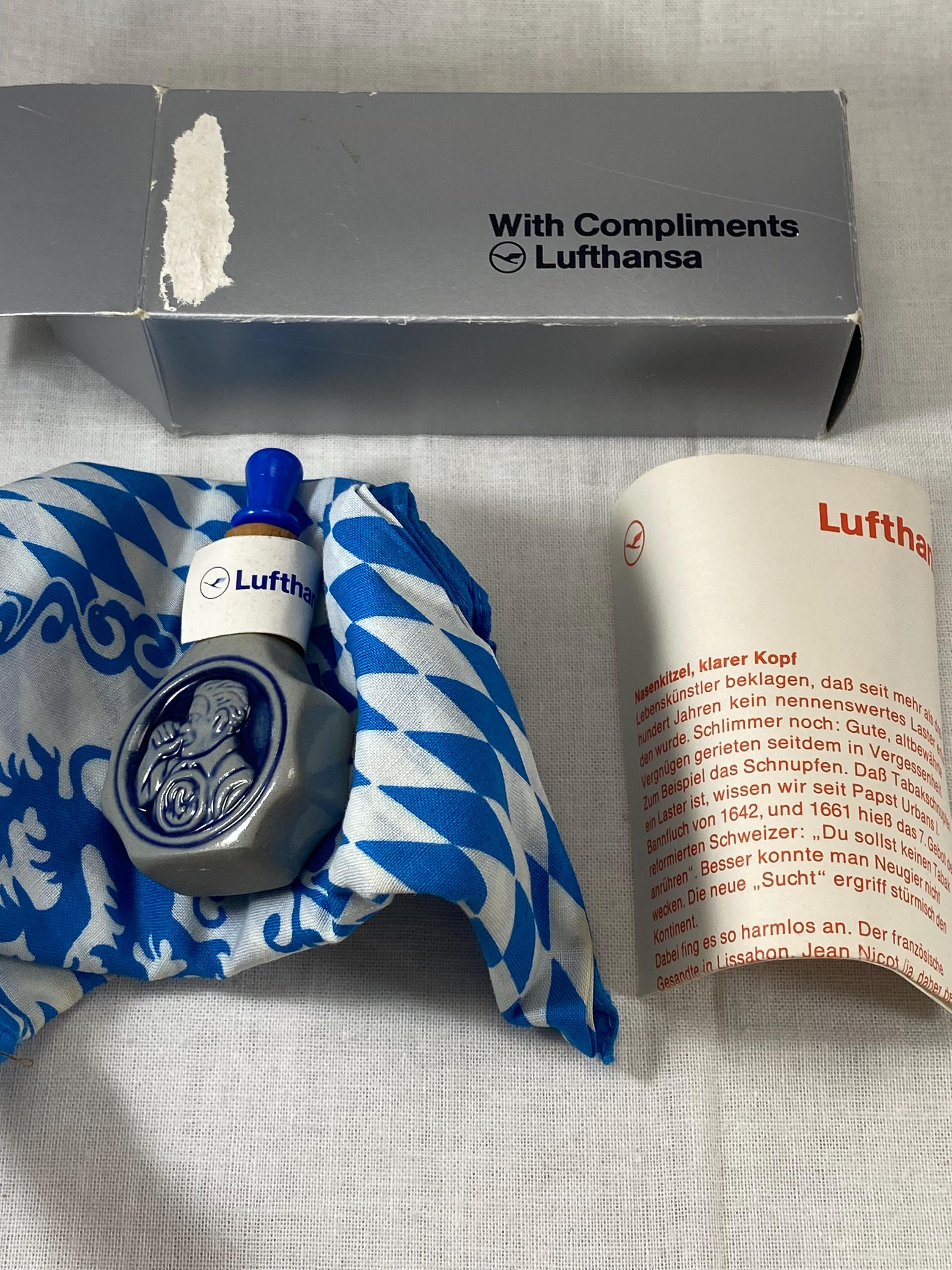 ルフトハンザ　灰皿　Lufthansa  エアライングッズ　飛行機 ルフトハンザ灰皿 ルフトハンザ グッズ ドイツ航空 ルフトハンザ航空