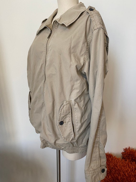 Beige Classic Harrington Izod Jacket - image 7