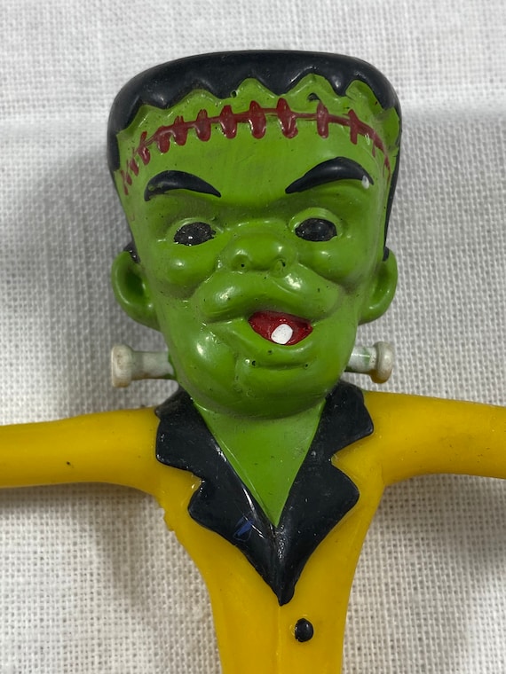 Frankenstein Monster Bendy Bendable 1980 Amscan Inc Hong Kong - Etsy