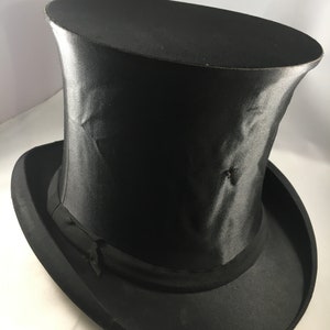 Carl Schilling Berlin Sombrero de ópera plegable de seda