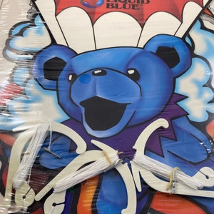 Liquid Blue Grateful Dead Bean Bears 1990&#39;s Vintage Store Display