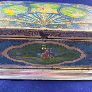 Tin Artstyle Chocolates Box Tin Box Jewelry Box Stash Box