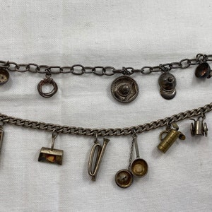Charm Bracelet Some Charms Sterling Articulated