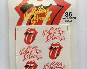 1983 Rolling Stones Tongue Stickers.