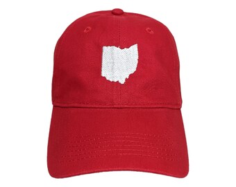Ohio State Custom Embroidered Adjustable High Quality Dad Hat - Choose Your Own Thread and Hat Color