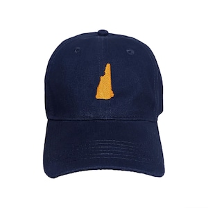New Hampshire State Custom Embroidered Adjustable High Quality Dad Hat - Choose Your Own Thread and Hat Color