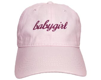 Babygirl Embroidered Dad Hat - Adjustable, Custom Colors