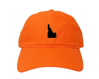 Idaho State Custom Embroidered Adjustable High Quality Dad Hat - Choose Your Own Thread and Hat Color