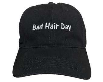 Bad Hair Day Embroidered Dad Hat: Custom Color Choices, Adjustable