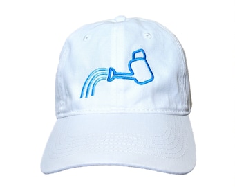 Watering Can Custom Embroidered Adjustable 100% Cotton Dad Hat