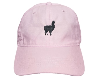 Alpaca Embroidered Dad Hat: Custom Colors, Soft Cotton, Adjustable