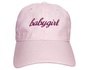 Babygirl Embroidered Dad Hat - Custom Colors, Soft Cotton, Adjustable