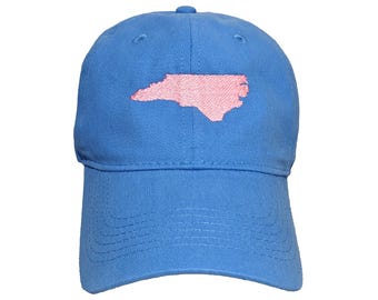 North Carolina State Embroidered Dad Hat: Custom Colors, Adjustable