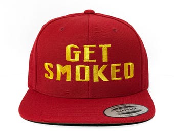GET SMOKED Cosplay Costume Custom Embroidered Cap - Choose Your Own Colors
