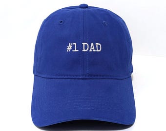 Custom #1 Dad Hat - Embroidered Cotton Twill, Adjustable