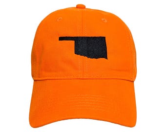 Oklahoma State Embroidered Dad Hat: Custom Colors, Adjustable, Soft Cotton