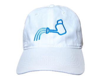 Watering Can Custom Embroidered Adjustable 100% Cotton Dad Hat