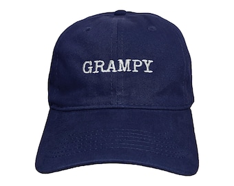 Grampy Embroidered Hat: Custom Color Options