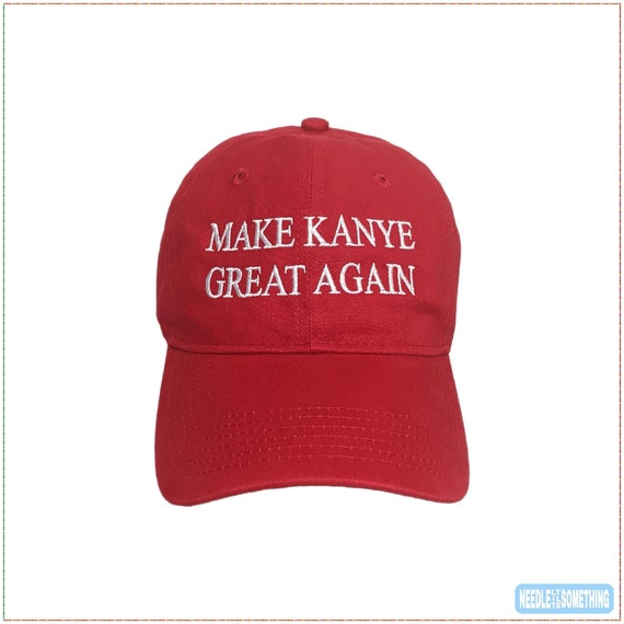 Kanye West Steps Out in Make America Great Again Hat