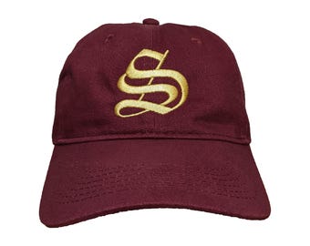 Choose Your Own Old English Letter/Initials Embroidered Dad Hat