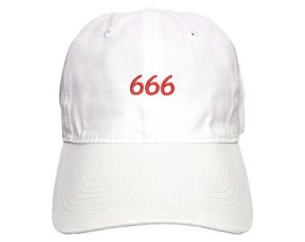 666 Embroidered Dad Hat: Custom Color Options, Soft Cotton, Adjustable