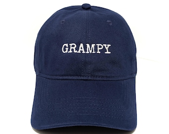 Grampy Embroidered Hat: Custom Color Options