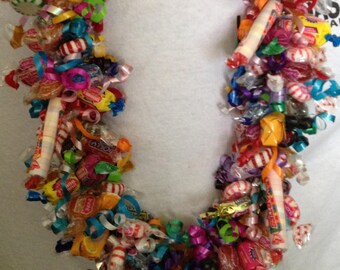 Candy Lei Etsy - birthday mixed candy lei