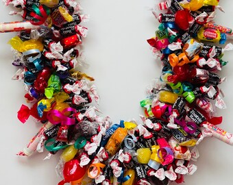 Celebration Mixed Candy Lei With Smarties