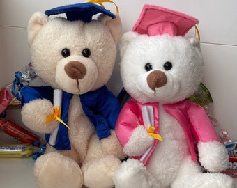 Graduation Cap & Gown Bear Lei