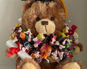 Graduation Plush With It’s Own Mini Candy Lei