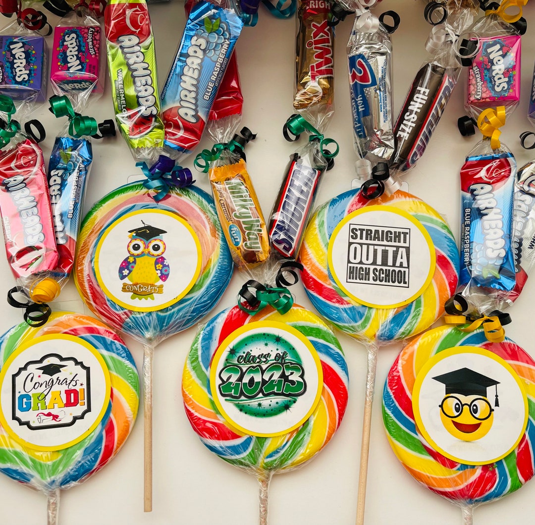 Graduation Lollipop Lei Etsy