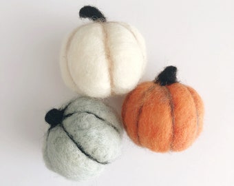 Craft Kit - Felted Pumpkins