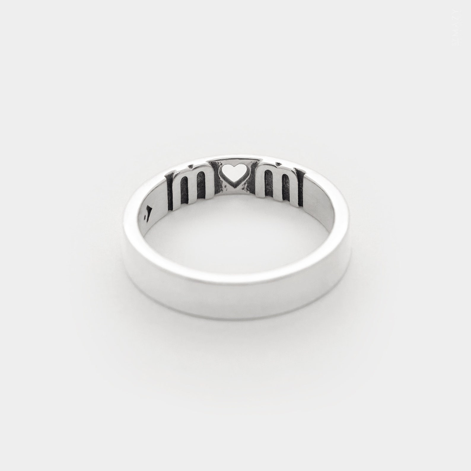 Personalized Promise Ring for Her Initial Ring Custom Letter Etsy